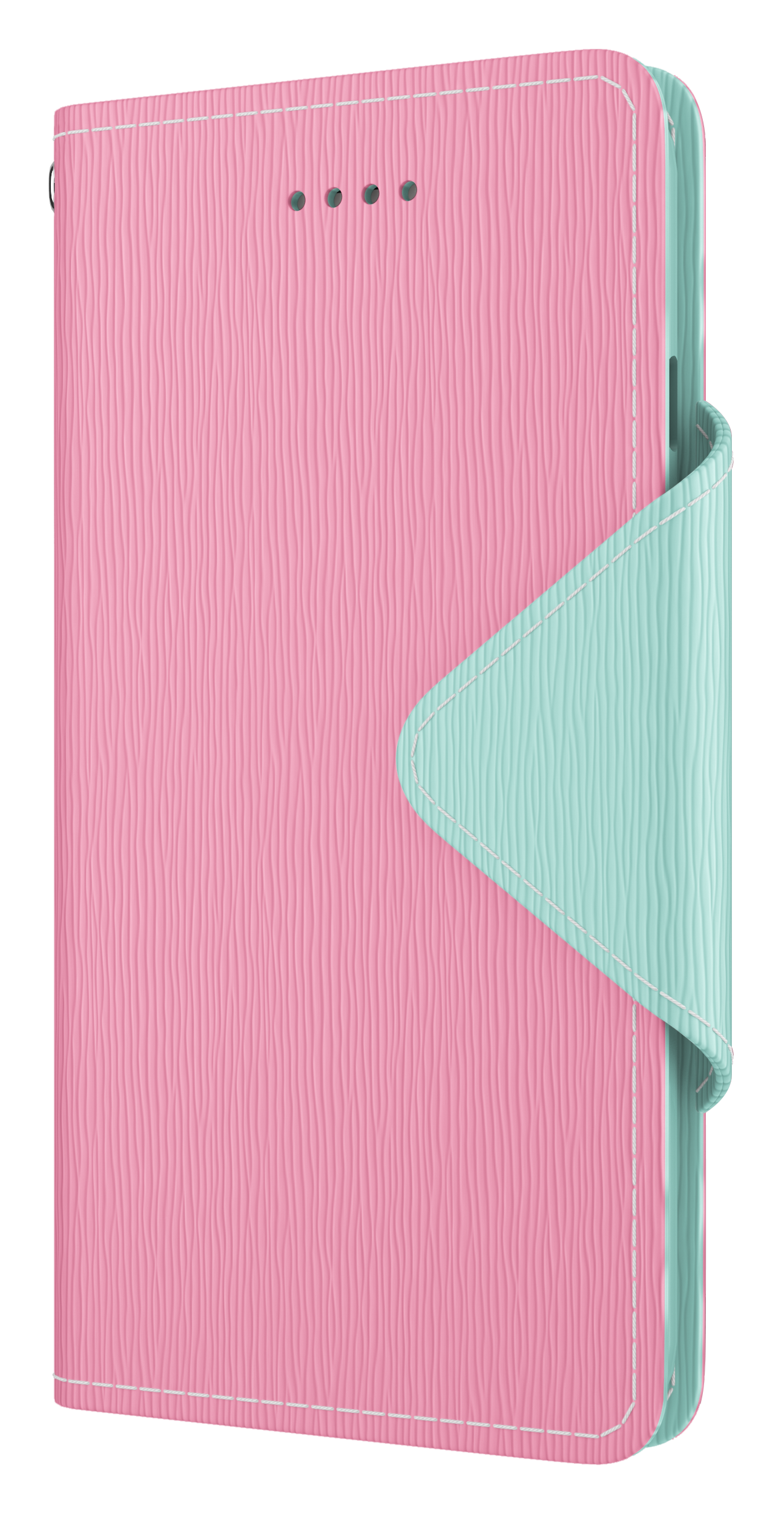 Elegance Wallet Case - iPhone 6/6s Light Teal/Pink