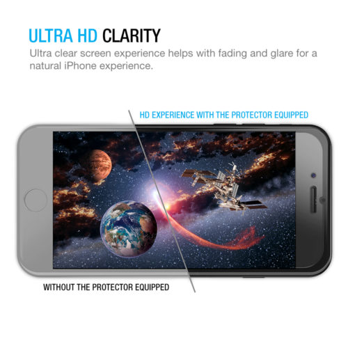TEMPERED GLASS SCREEN PROTECTOR W/INSTALLATION FRAME – IPHONE 8 PLUS / IPHONE 7 PLUS