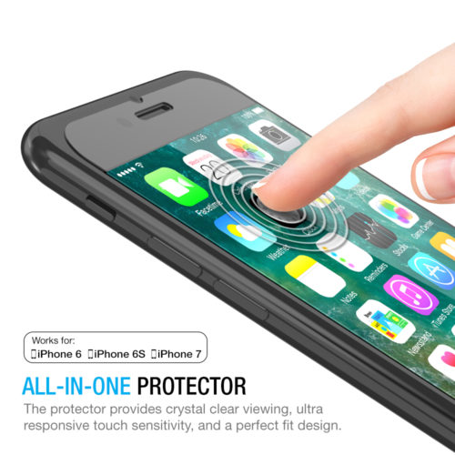 TEMPERED GLASS SCREEN PROTECTOR W/INSTALLATION FRAME – IPHONE 8 PLUS / IPHONE 7 PLUS