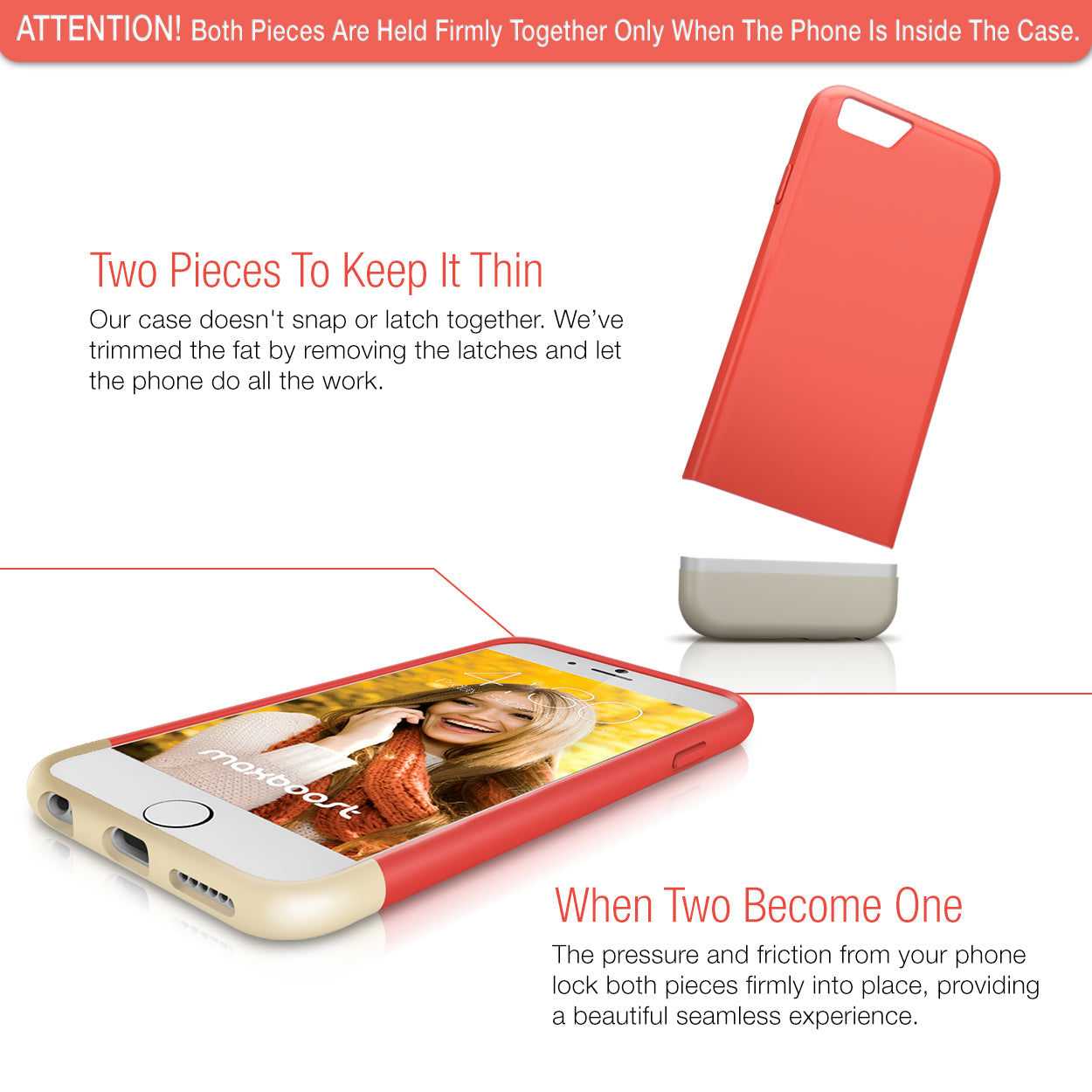 VIBRANCE CASE – IPHONE 6 (ITALIAN ROSE/CHAMPAGNE GOLD)