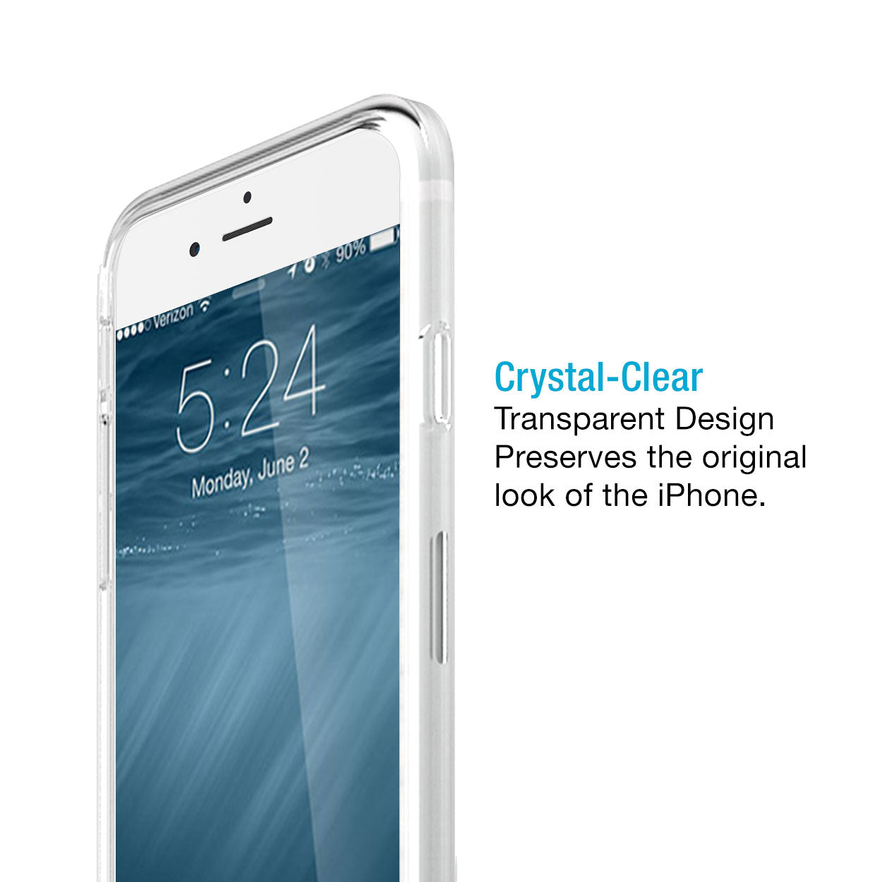 CLEAR CUSHION CASE – IPHONE 6 (ULTRA CLEAR)
