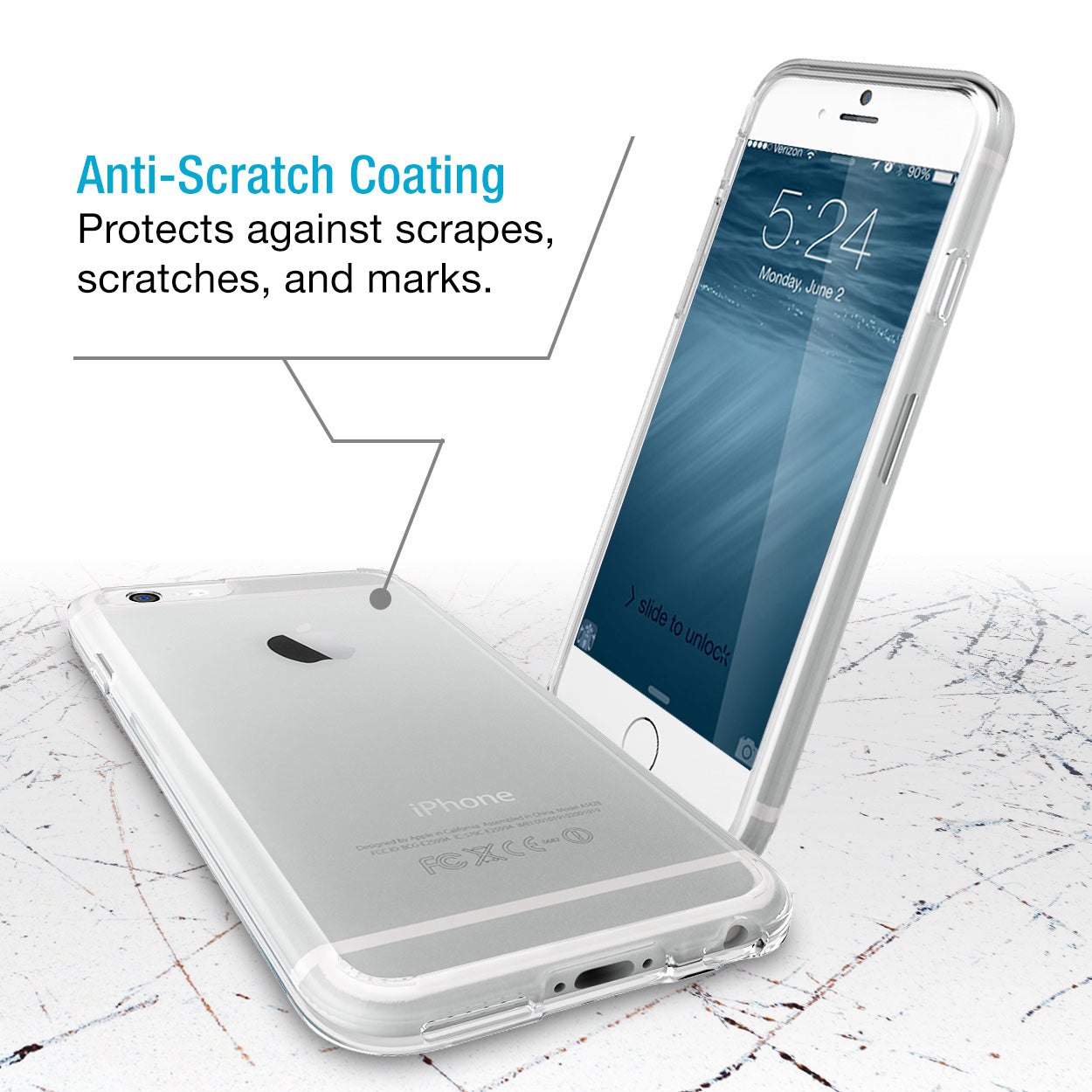 CLEAR CUSHION CASE – IPHONE 6 (ULTRA CLEAR)