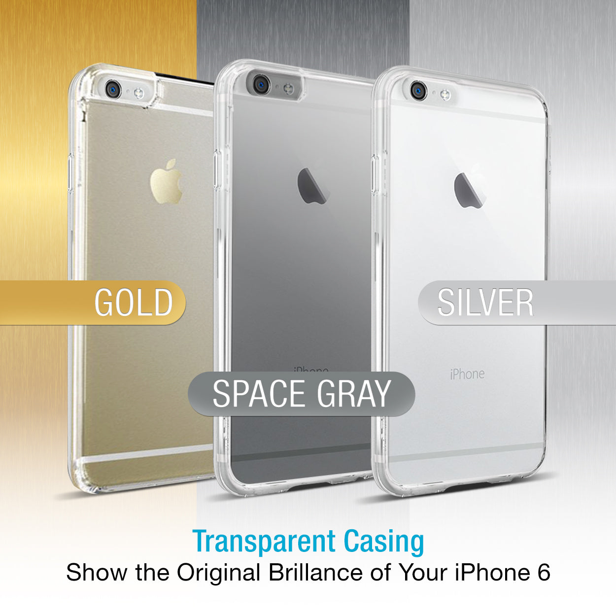 CLEAR CUSHION CASE – IPHONE 6 (ULTRA CLEAR)