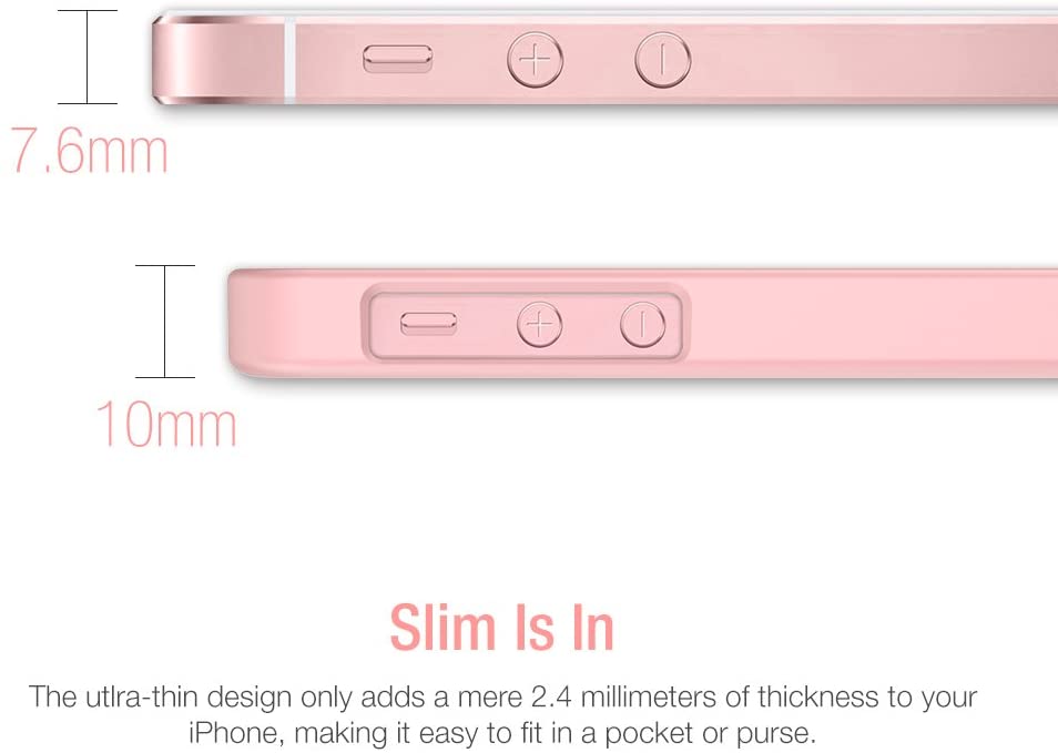 Vibrance Case - iPhone SE (Italian Rose/Champagne Gold)