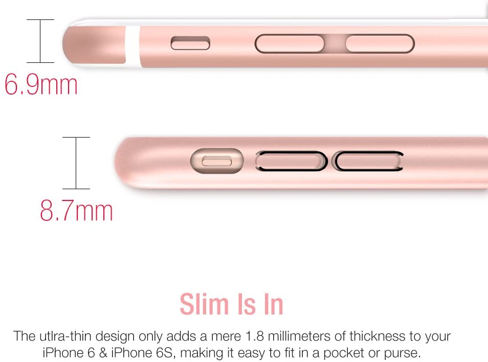 Vibrance Case - iPhone 6/6s (Rose/Champagne Gold)