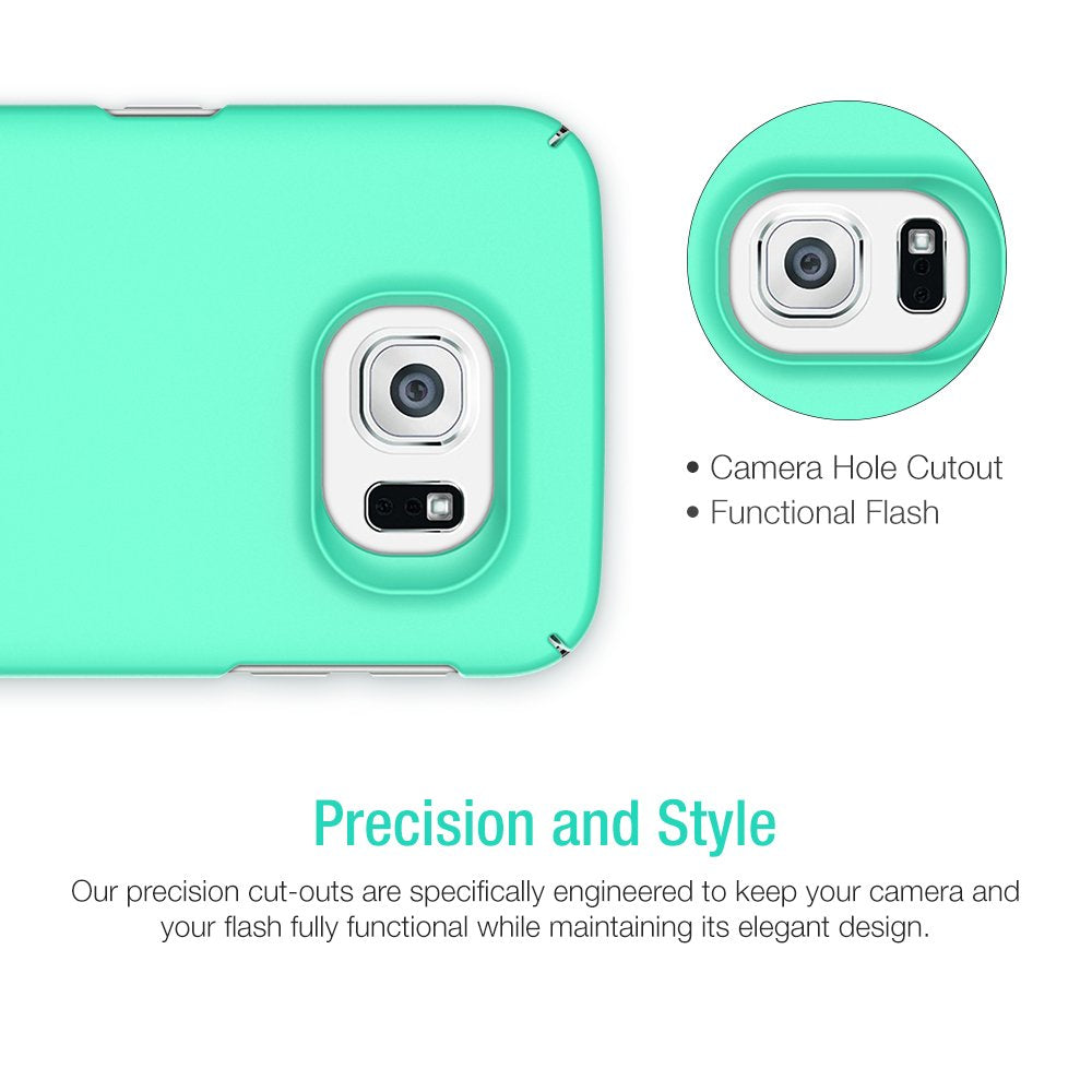 Vibrance Case - Samsung Galaxy S6 Edge (Turquoise/Champagne Gold)