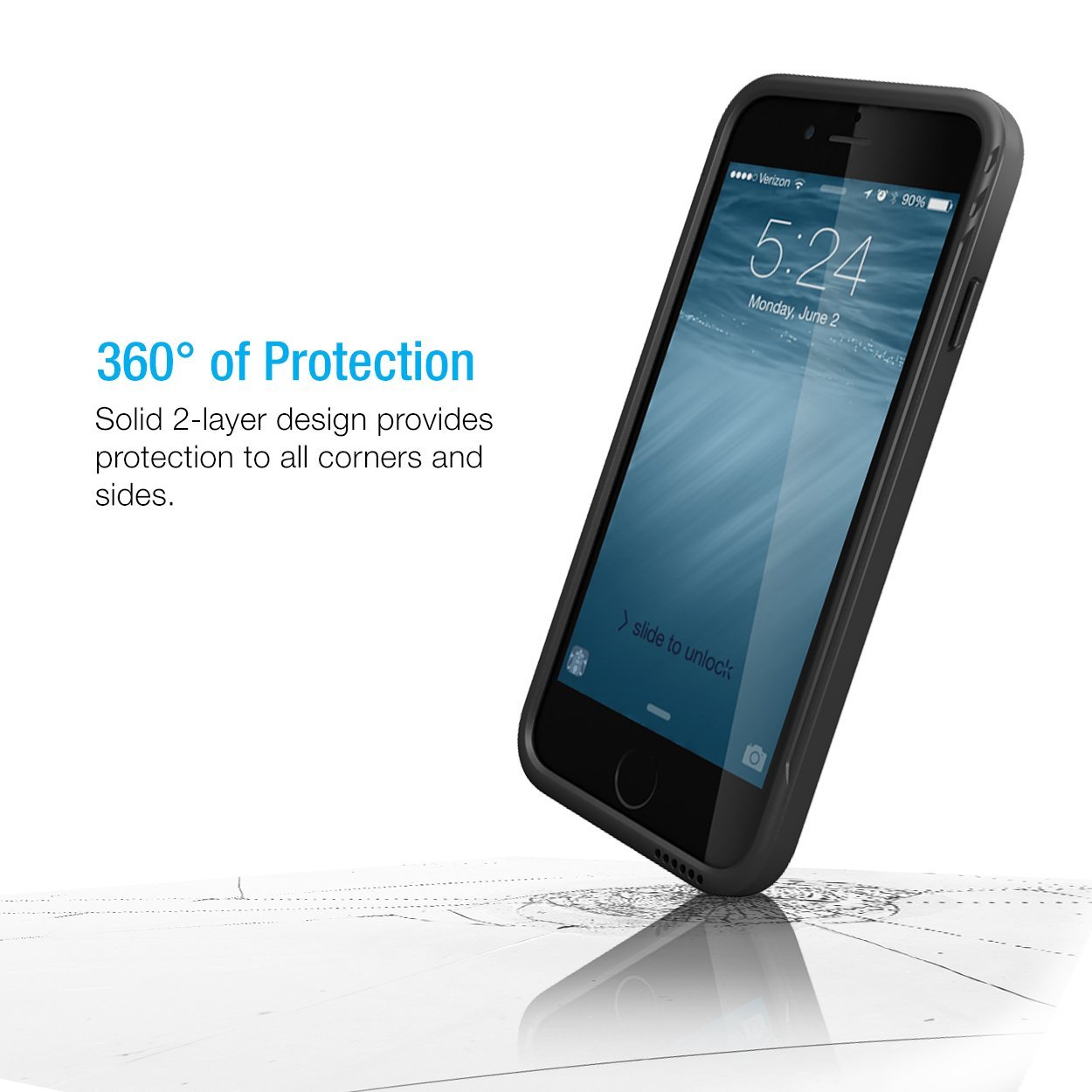 Duraslim Case - iPhone 6/6s Plus (Black)