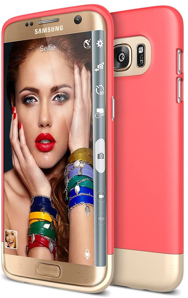 Vibrance Case - Samsung Galaxy S7 Edge (Italian Rose/Champagne Gold)