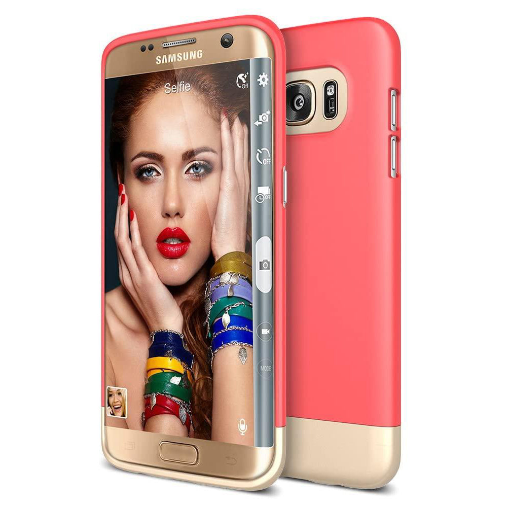 Vibrance Case - Samsung Galaxy S7 Edge (Italian Rose/Champagne Gold)