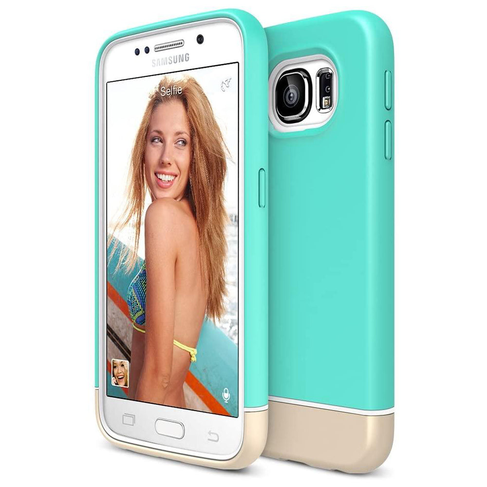 Vibrance Case - Samsung Galaxy S6 (Turquoise/Champagne Gold)