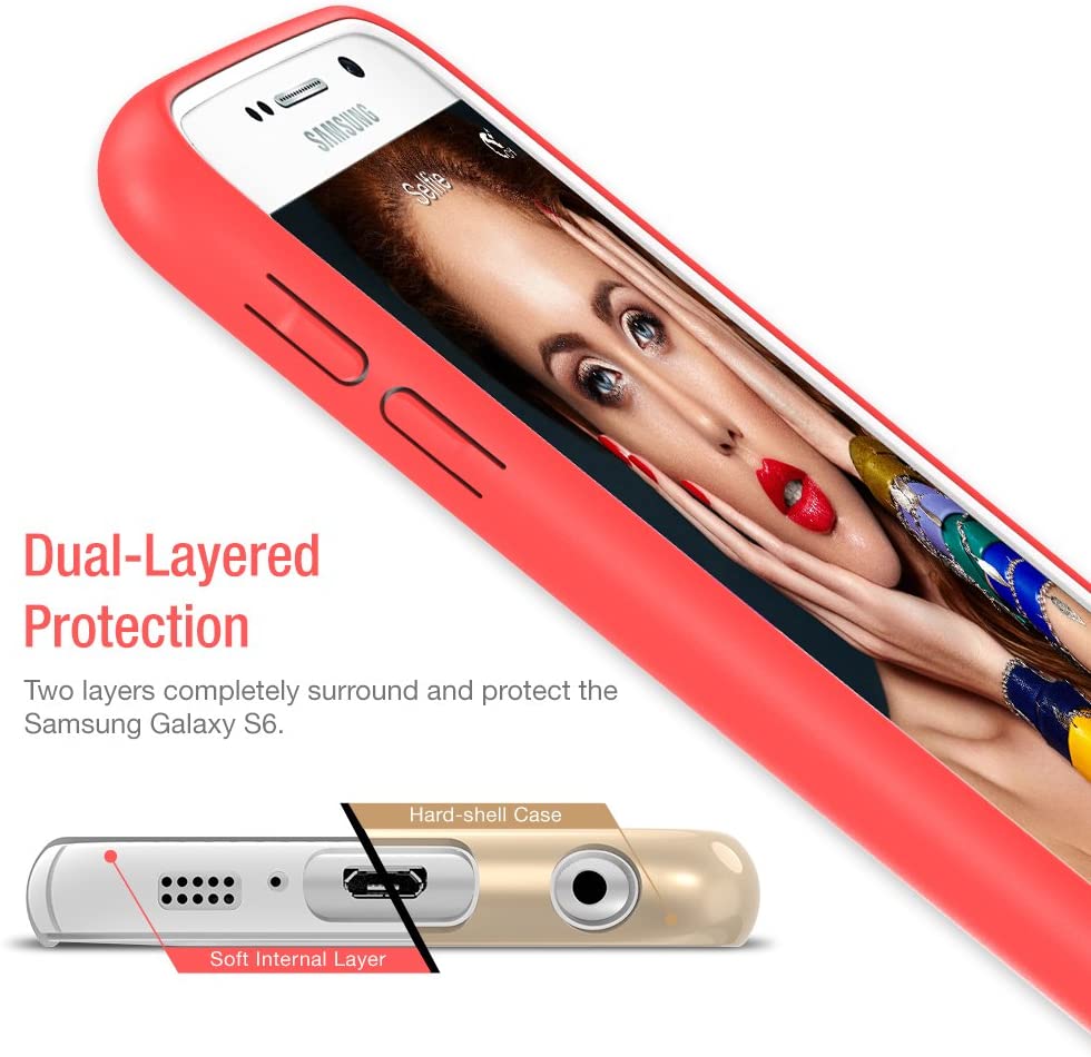 Vibrance Case - Samsung Galaxy S6 (Italian Rose/Champagne Gold)