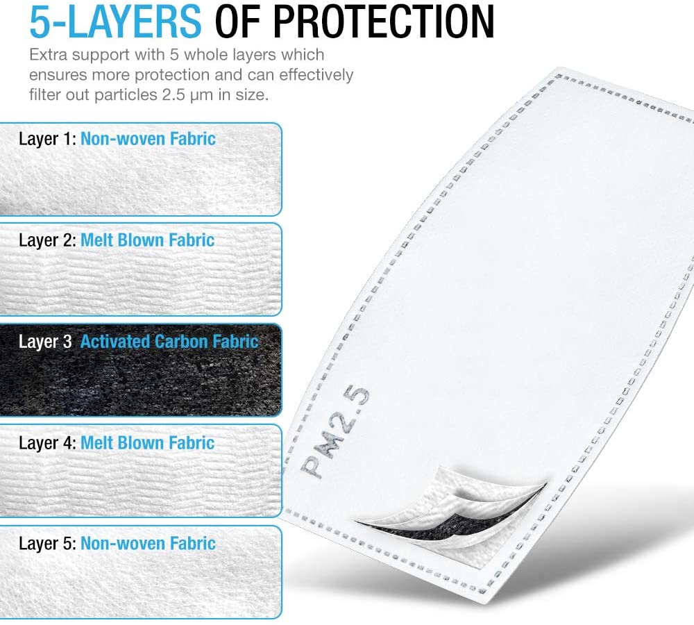 MAXBOOST PM2.5 FILTER PAD ACTIVATED CARBON FILTER, PACK OF 30
