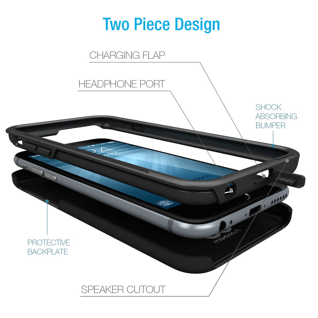 Duraslim Case - iPhone 6/6s Plus (Black)