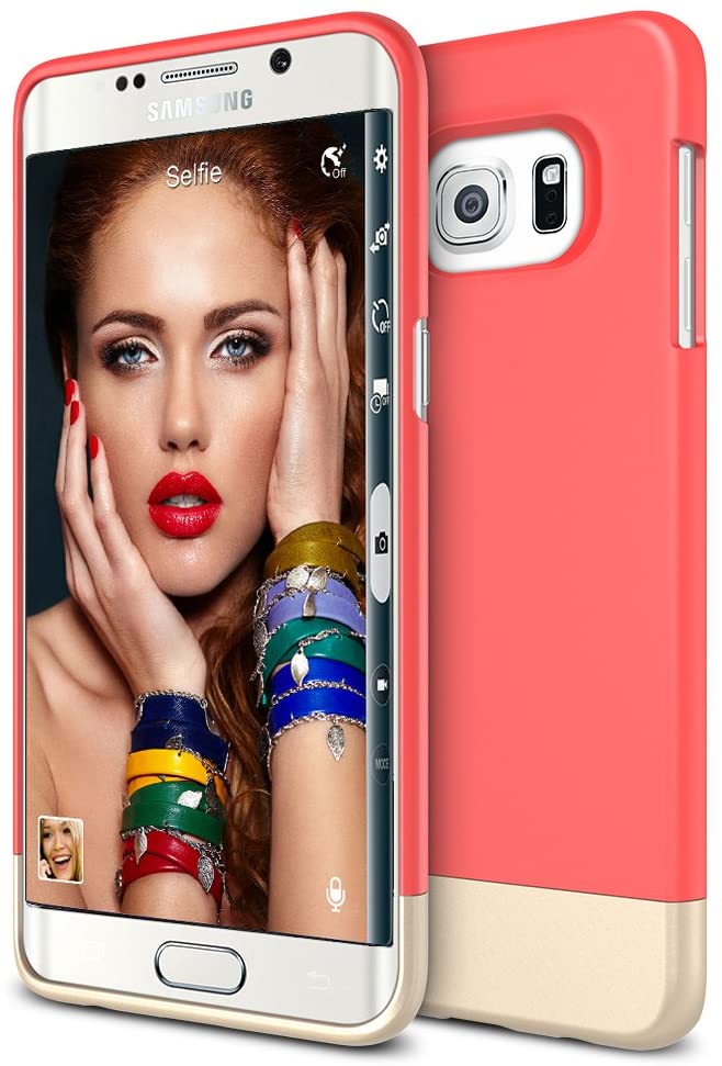 Vibrance Case - Samsung Galaxy S6 Edge (Italian Rose/Champagne Gold)