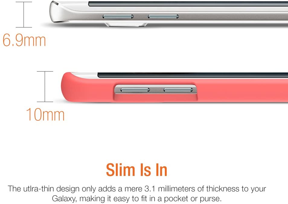 Vibrance Case - Samsung Galaxy S6 Edge Plus (Red/Champagne Gold)