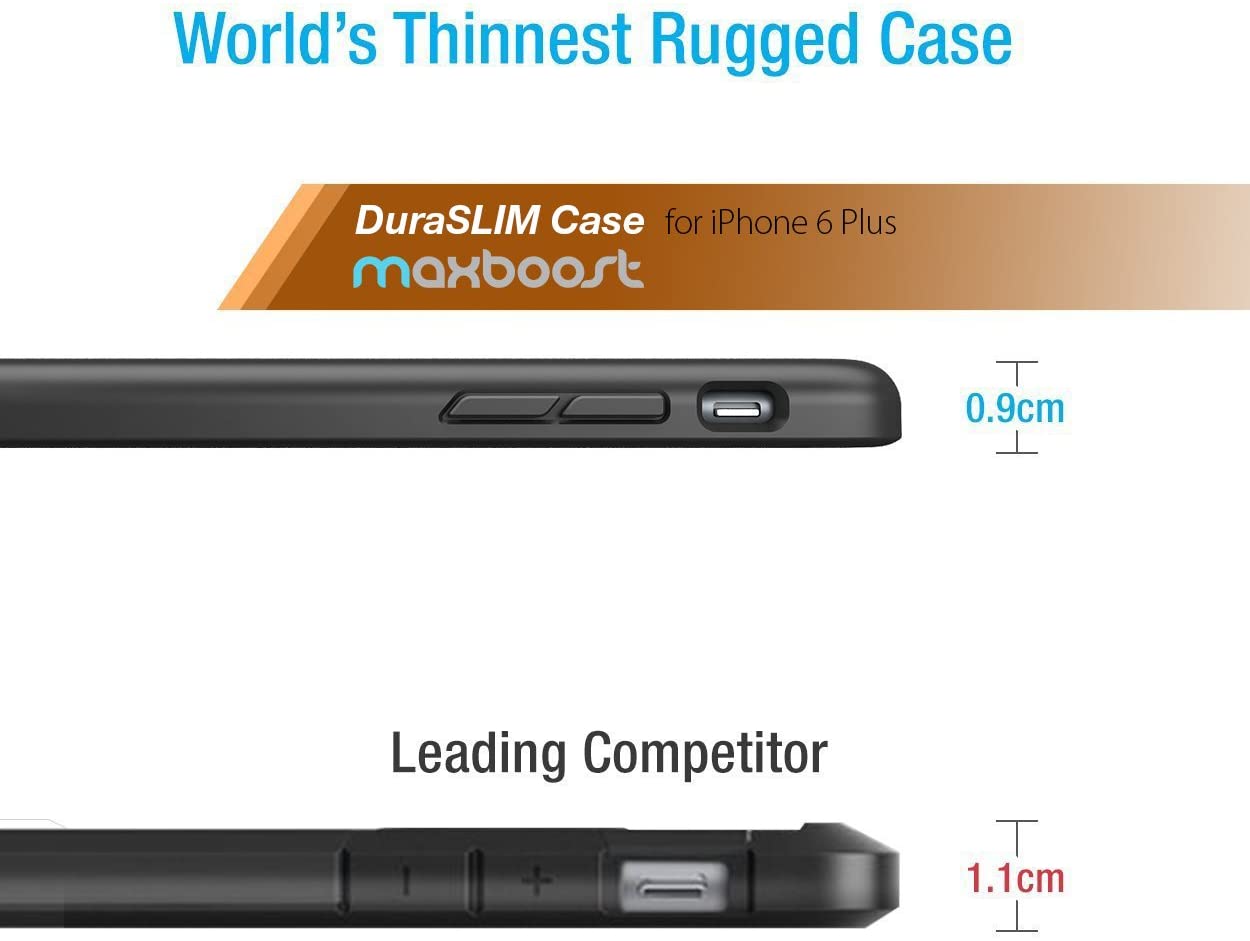 DuraSLIM Case - iPhone 6 (Rubberized Black)
