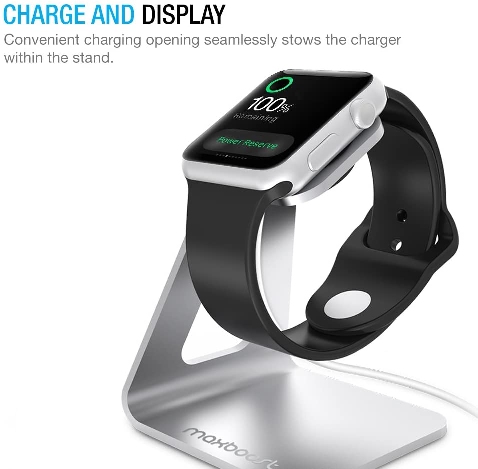 APPLE WATCH STAND – ALUMINUM (SILVER)
