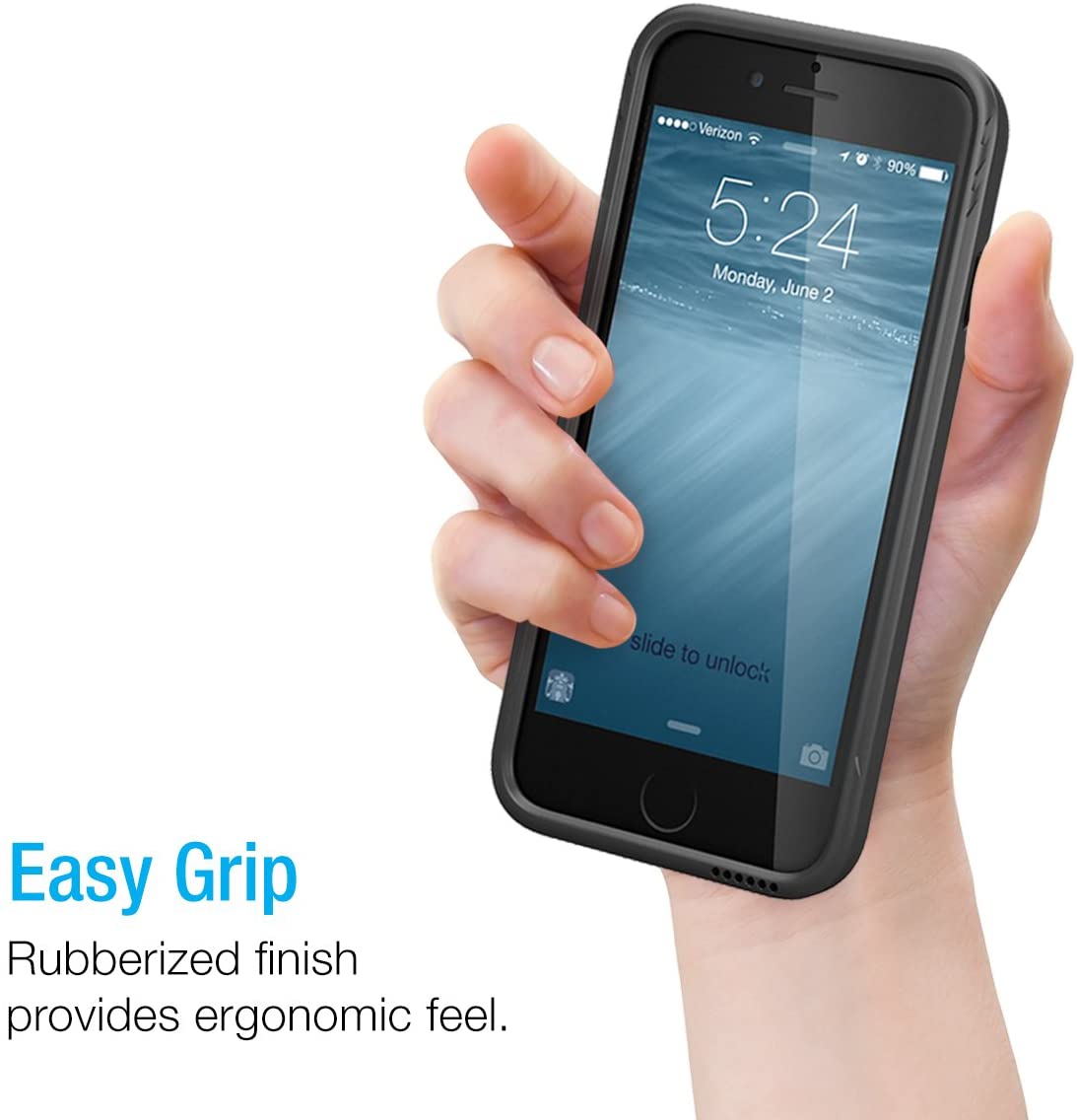 DuraSLIM Case - iPhone 6 (Rubberized Black)