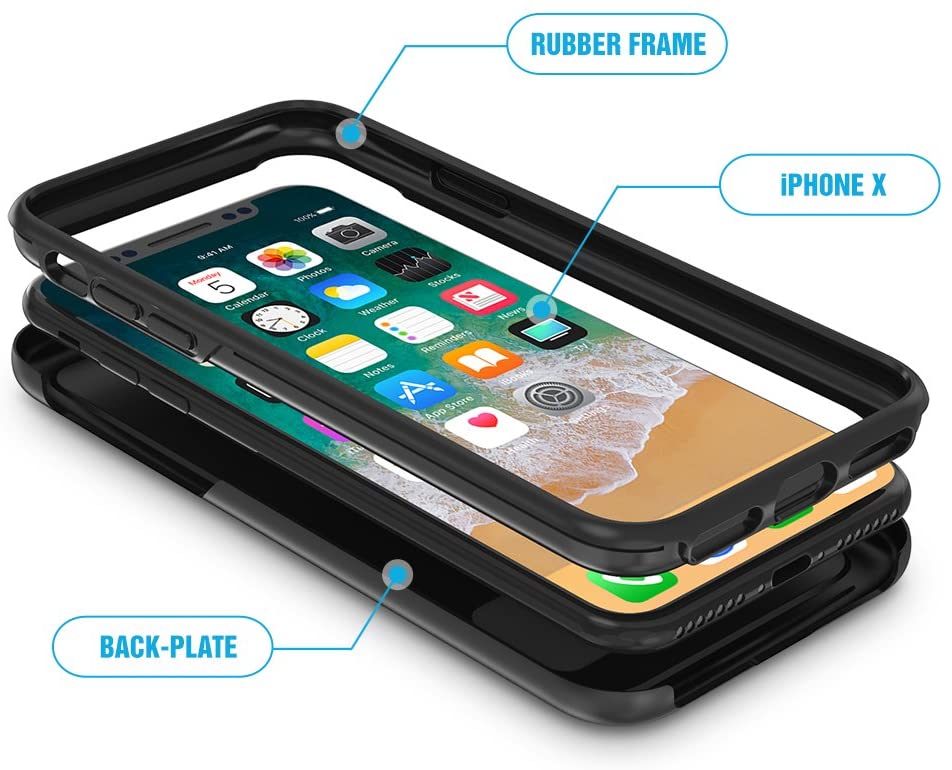 Maxboost Duraslim Case with Holster – iPhone X/XS
