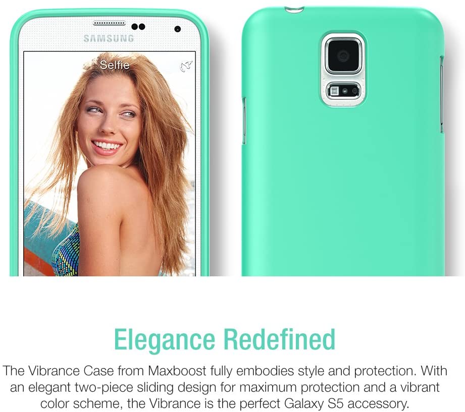 Vibrance Case - Samsung Galaxy S5 (Turquoise/Champagne Gold)