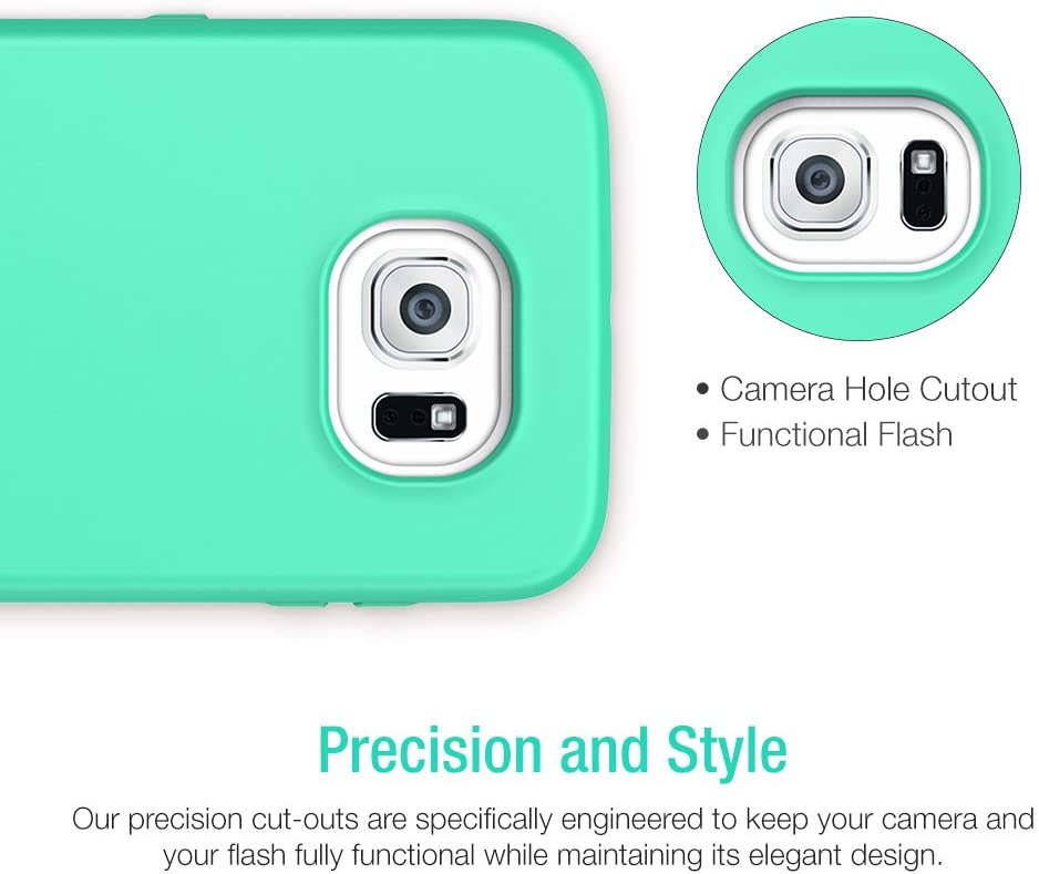 Vibrance Case - Samsung Galaxy S6 (Turquoise/Champagne Gold)