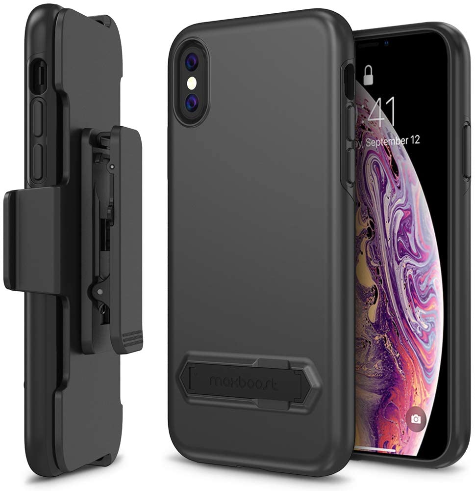 Maxboost Duraslim Case with Holster – iPhone X/XS