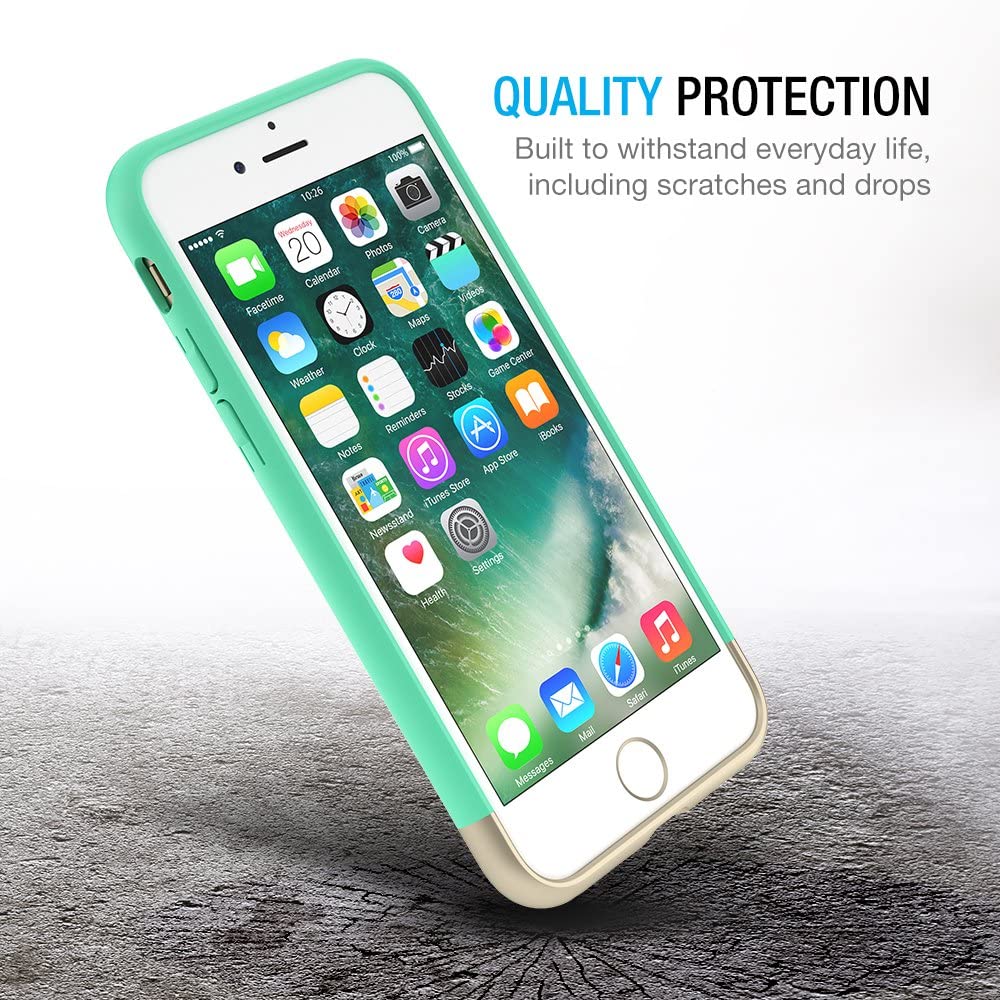 Vibrance Case - iPhone 7 (Turquoise/Champagne Gold)