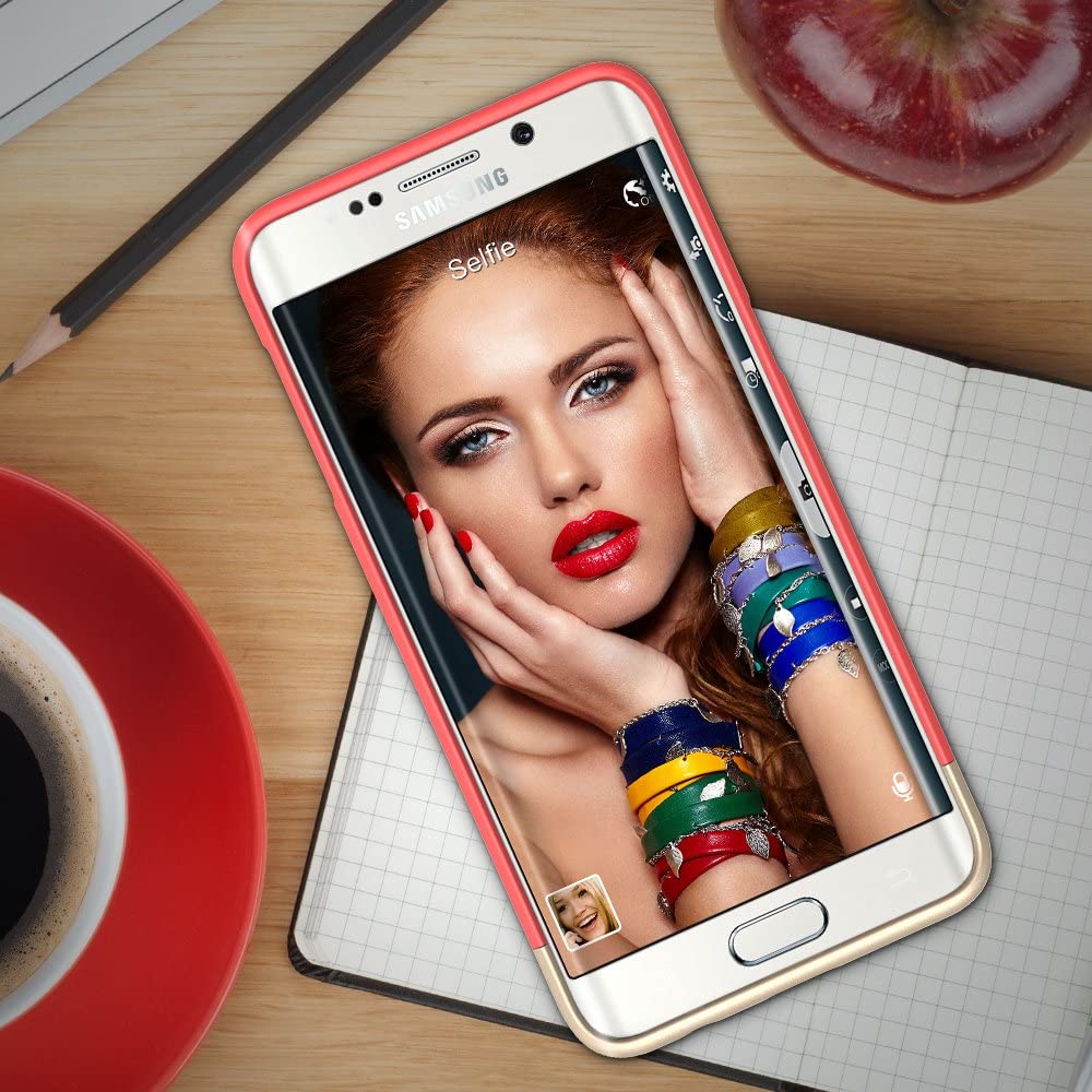 Vibrance Case - Samsung Galaxy S6 Edge (Italian Rose/Champagne Gold)