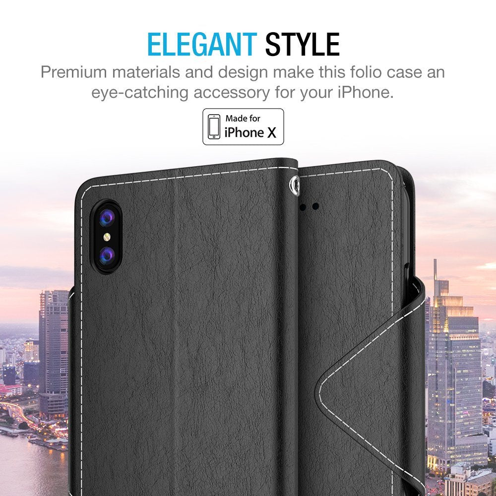 FOLIO WALLET CASE – IPHONE X/XS