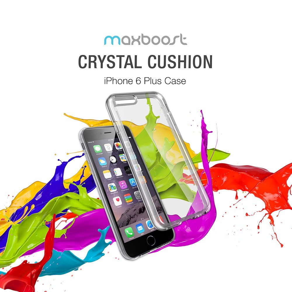 CLEAR CUSHION CASE – IPHONE 6 PLUS (ULTRA CLEAR)