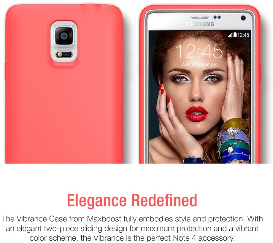 Vibrance Case - Samsung Galaxy Note 4 (Italian Rose/Champagne Gold)
