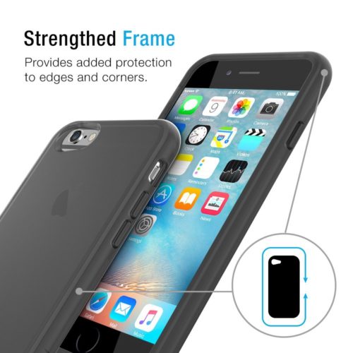 HYPERPRO CASE – IPHONE 6S (TRANSPARENT CLEAR BLACK)