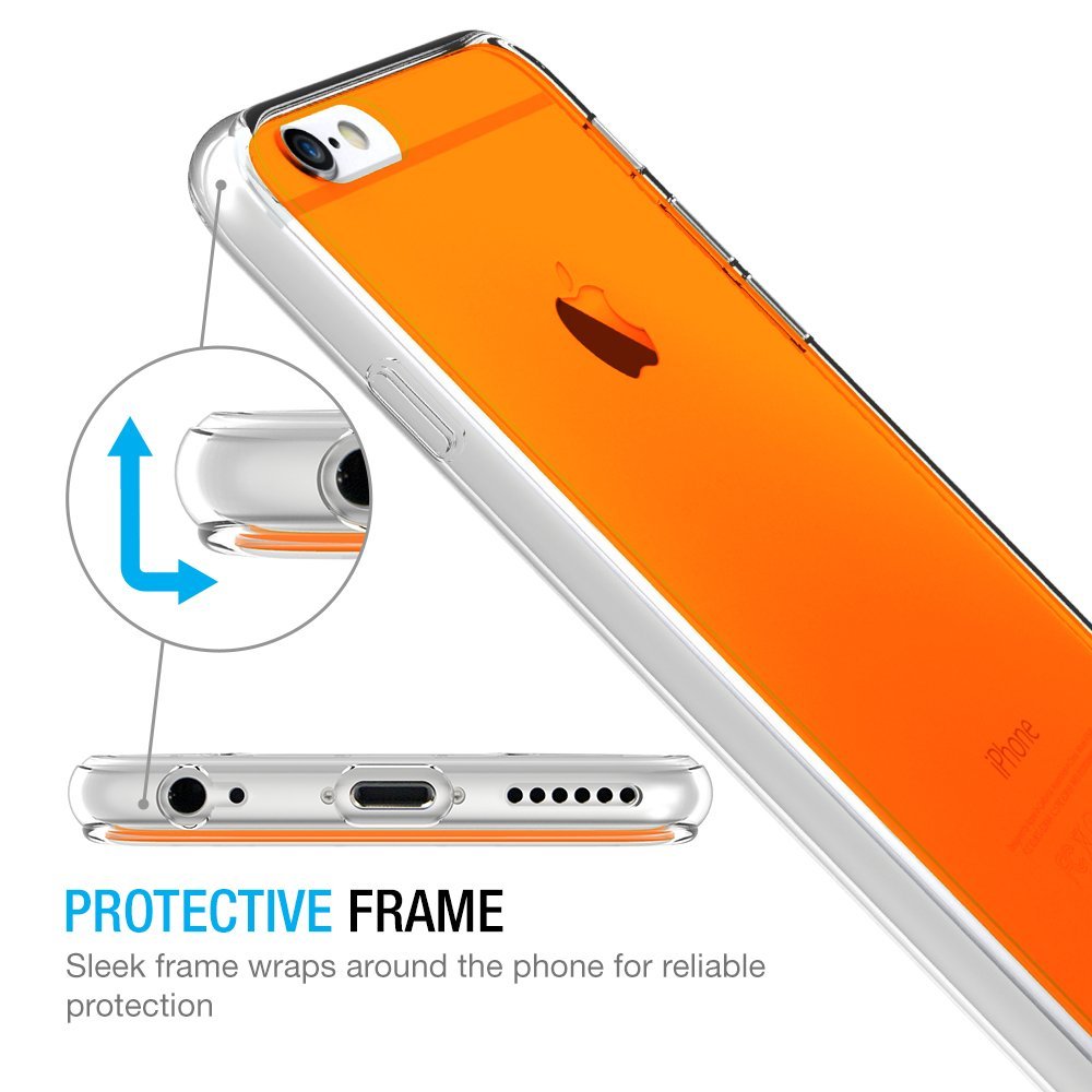 LIQUID SKIN PRO CASE – IPHONE 6 (NEON RADIANT ORANGE)