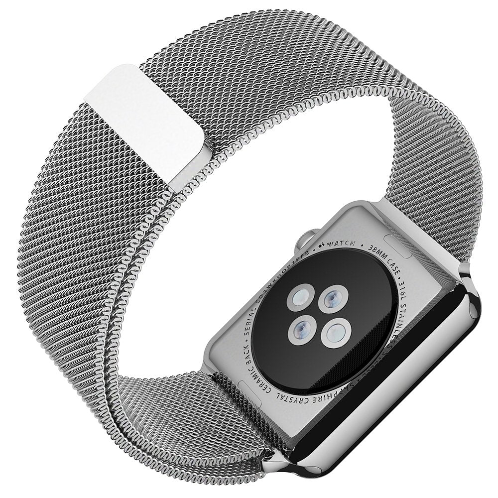 Maxboost Plexus 42mm Milanese Loop Stainless Steel Mesh Bracelet Strap for Apple Watch