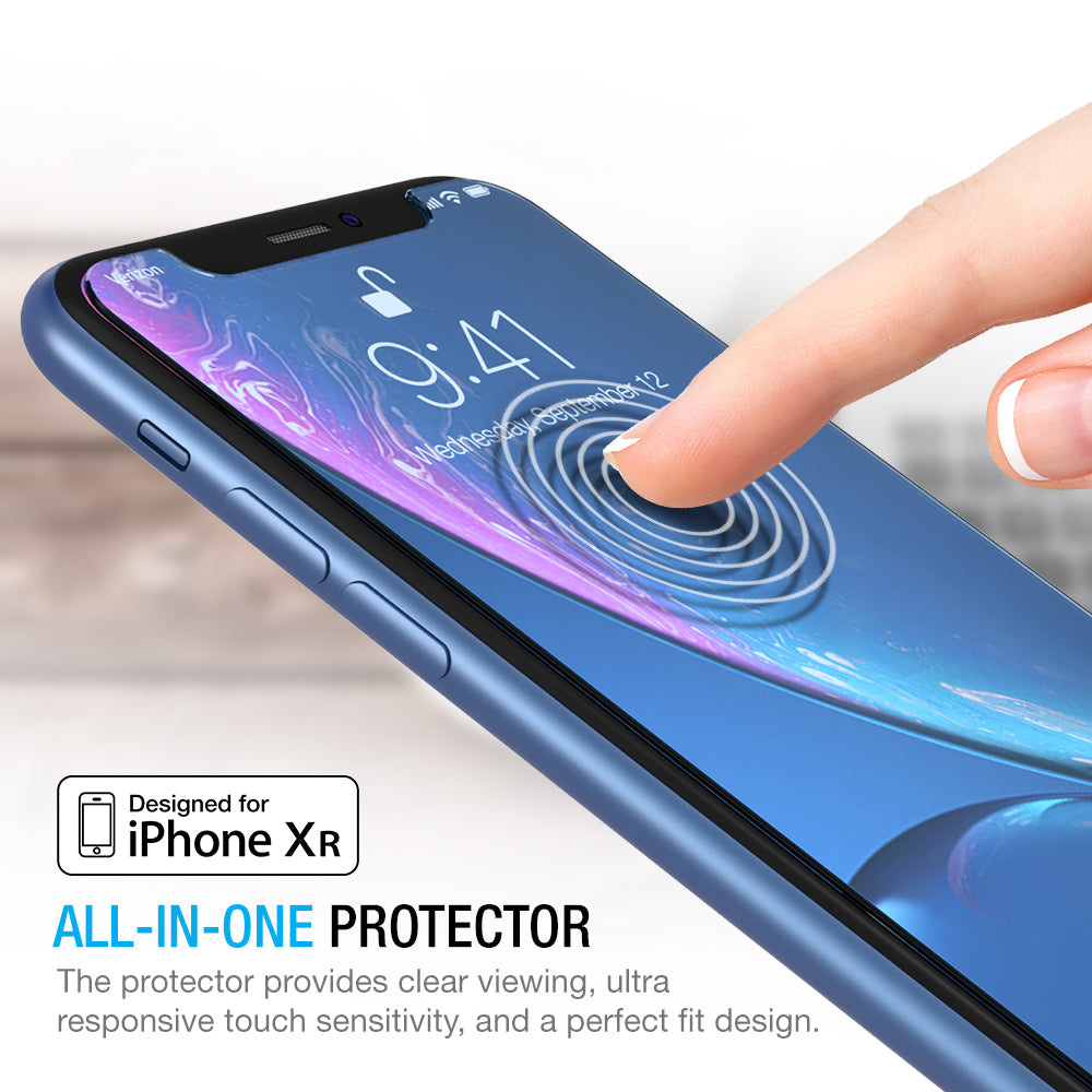 Maxboost Screen Protector with Anti-Blue Compatible Apple iPhone 11 and iPhone XR (3 Pack)