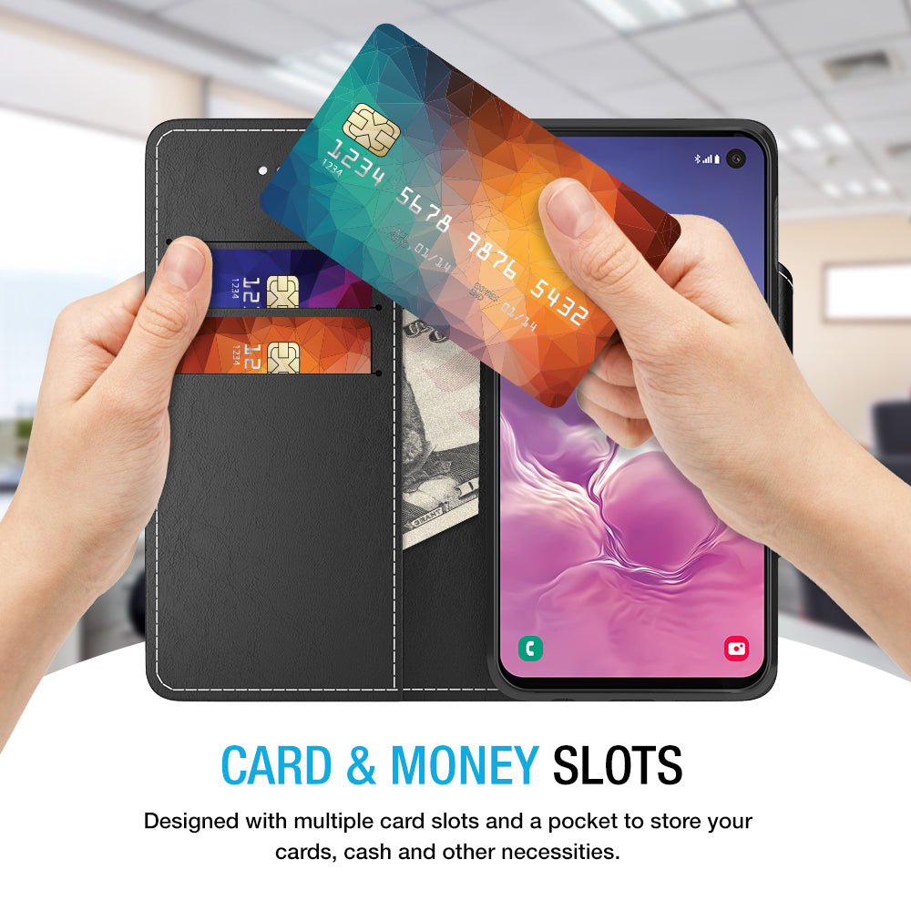 Maxboost Folio Wallet Case For Samsung Galaxy S10e