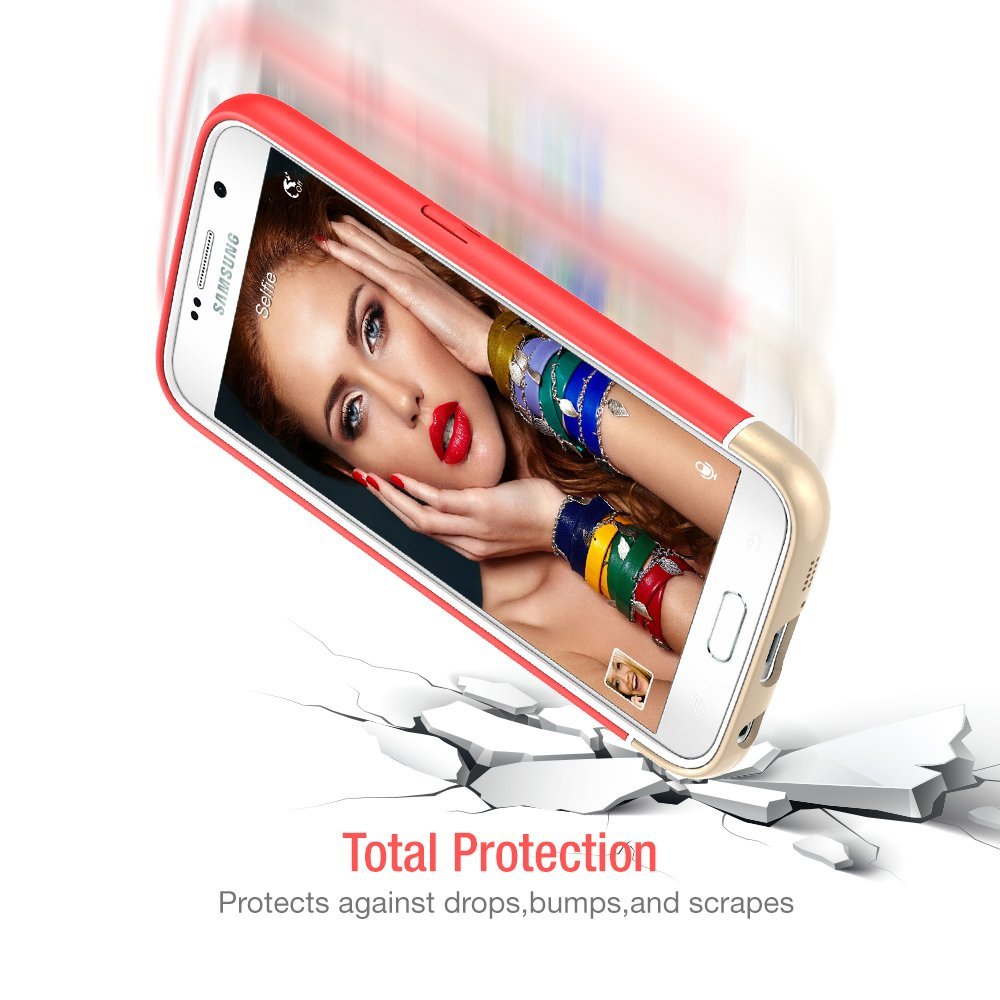 VIBRANCE CASE – SAMSUNG GALAXY S6 (ITALIAN ROSE/CHAMPAGNE GOLD)