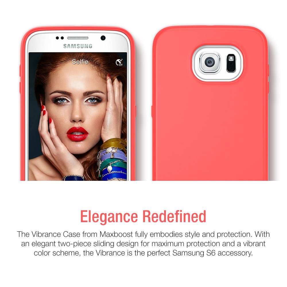 VIBRANCE CASE – SAMSUNG GALAXY S6 (ITALIAN ROSE/CHAMPAGNE GOLD)