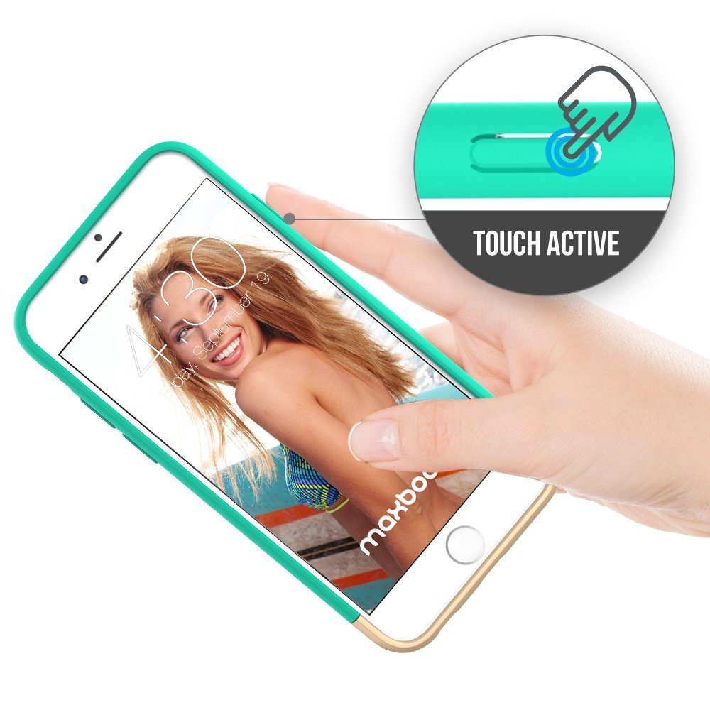 Vibrance Case - iPhone 6s Plus (Turquoise/Champagne Gold)