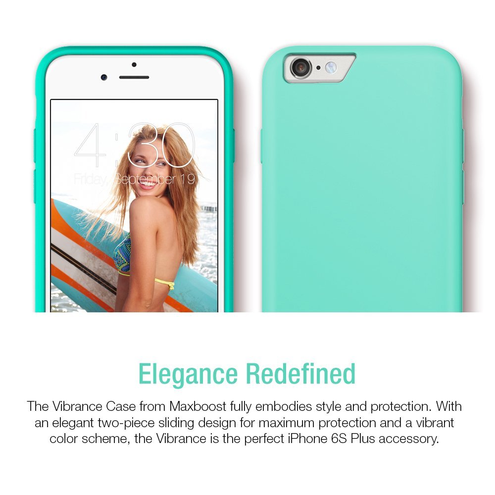 Vibrance Case - iPhone 6s Plus (Turquoise/Champagne Gold)