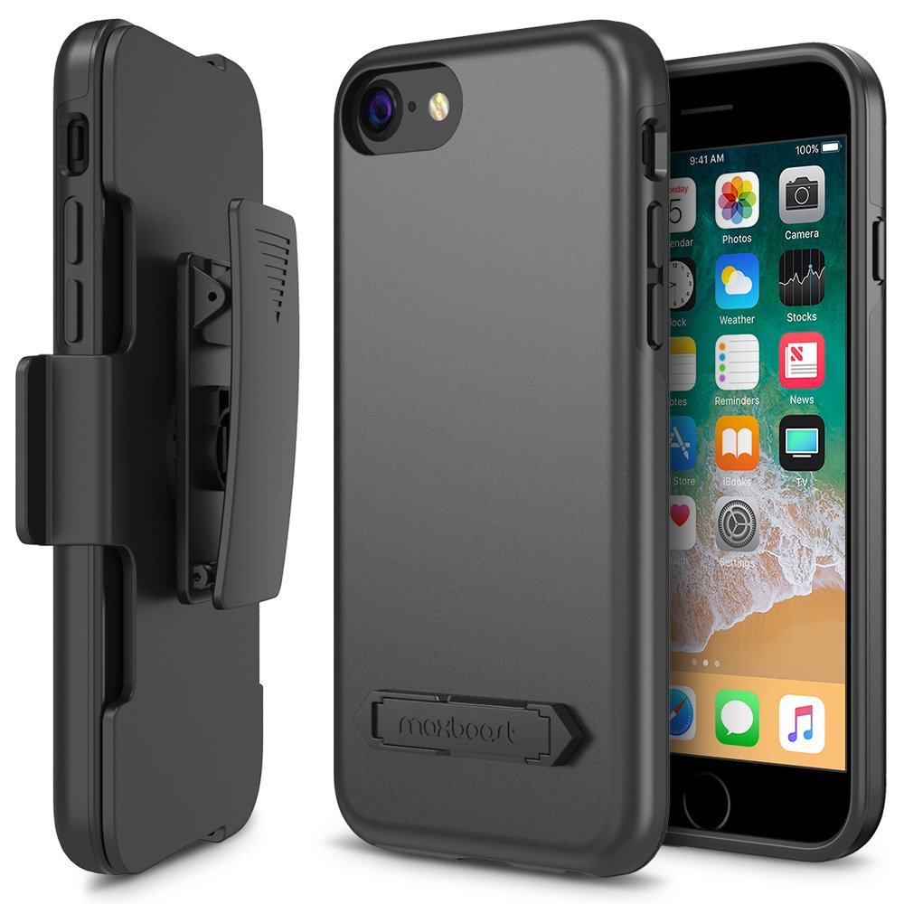 Duraslim Case w/Holster - iPhone 8 + iPhone 7