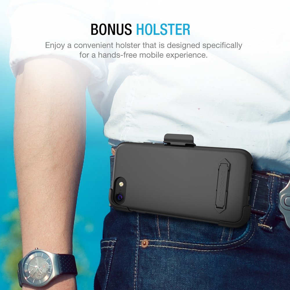 Duraslim Case w/Holster - iPhone 8 + iPhone 7