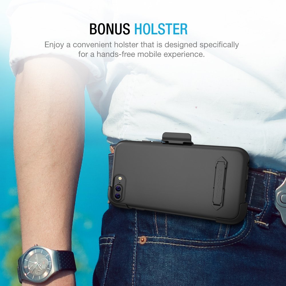 Duraslim Case w/Holster - iPhone 8 Plus + iPhone 7 Plus