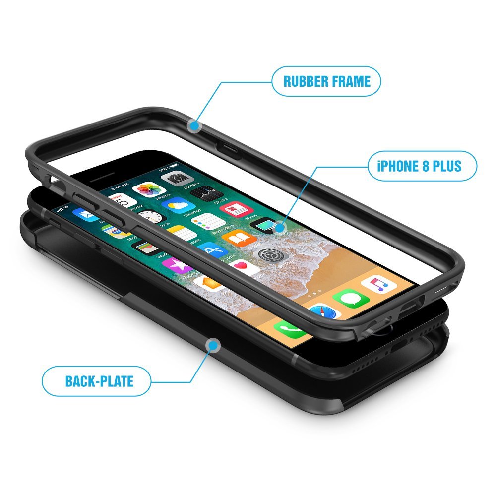 Duraslim Case w/Holster - iPhone 8 Plus + iPhone 7 Plus