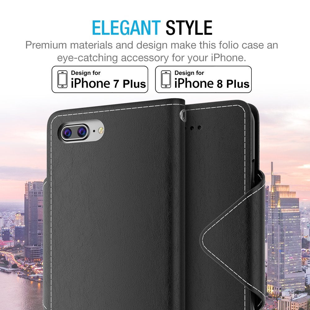 FOLIO WALLET CASE – IPHONE 8 PLUS / IPHONE 7 PLUS