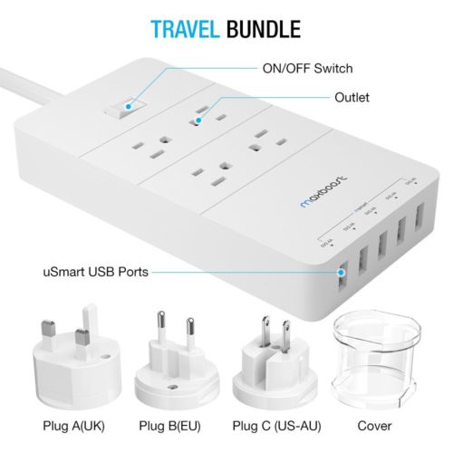 POWER STRIP – INTERNATIONAL TRAVEL ADAPTER KIT