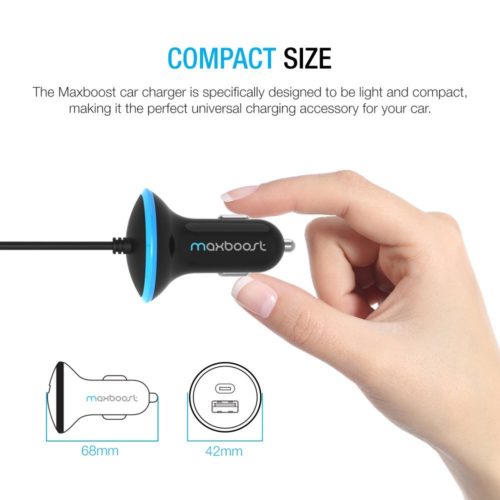 CAR CHARGER W/ MICRO USB CABLE – QUICK CHARGE 3.0