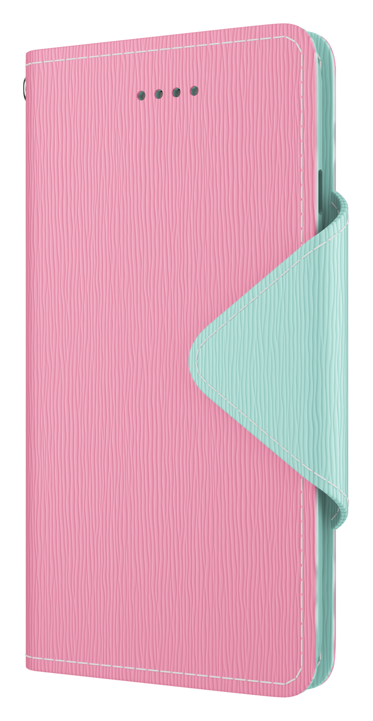 Elegance Wallet Case - iPhone 6/6s Light Teal/Pink