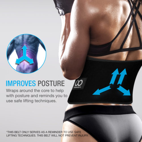WAIST TRIMMER – PREMIUM FITNESS AB BELT [BLACK, MEDIUM]