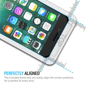 TEMPERED GLASS SCREEN PROTECTOR W/INSTALLATION FRAME – IPHONE 8 PLUS / IPHONE 7 PLUS